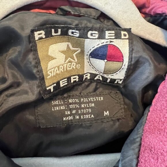 90s Vintage Starter Flannel Jacket - Size medium - Picture 4 of 4